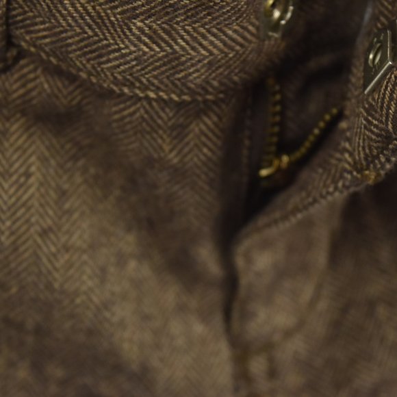 Brown tweed formal pants NEW! 6-12m - Picture 5 of 9